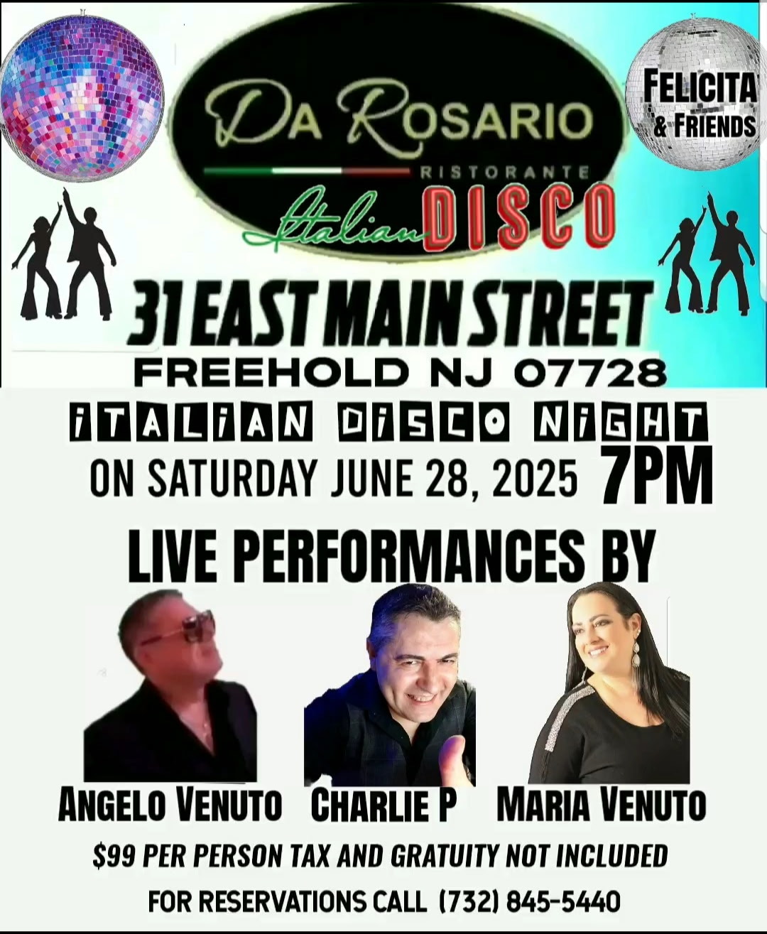 Italian Disco Night June 28